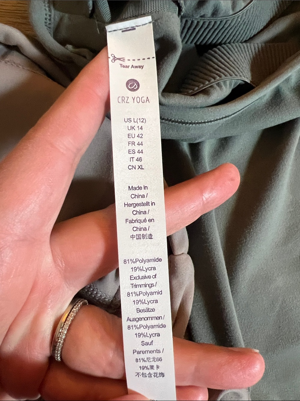 Scoop Neck Tank Tops in Taupe and Sage Green - Picture 8 of 9